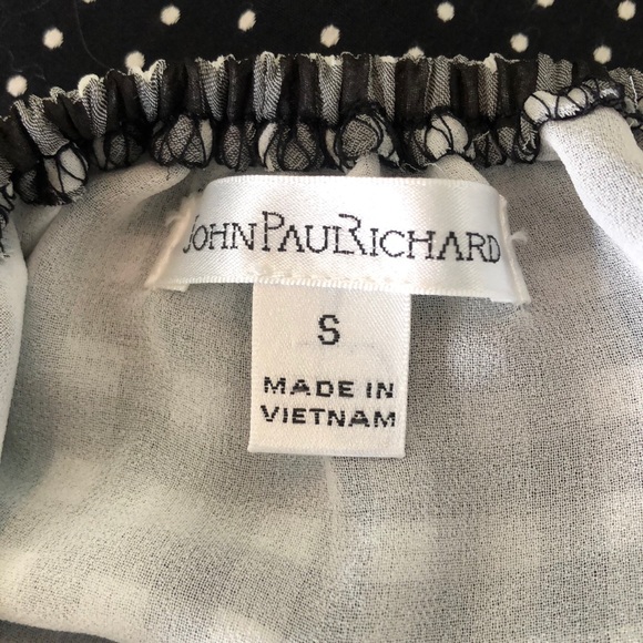 🌺John Paul Richard Gingham black & white top🌺 - Picture 6 of 6